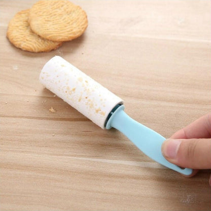 12-Piece Mini Portable Lint Roller Set with Patterned Covers for Clothing, Bags, Furniture and Travel