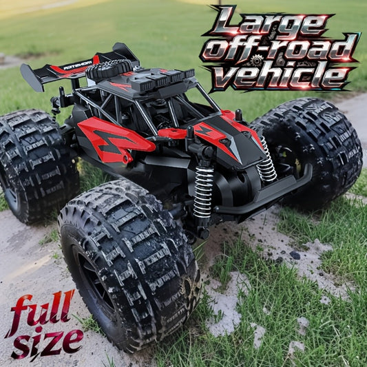 RC Off-Road Truck for Kids Ages 6+ – High Speed Remote Control Car Alloy Steel Body Full-Function 4WD All-Terrain Monster Truck Toy for Boys, Best Birthday Christmas Holiday Gift