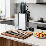 Stainless Steel 10-piece Damascus Pattern Knife Set