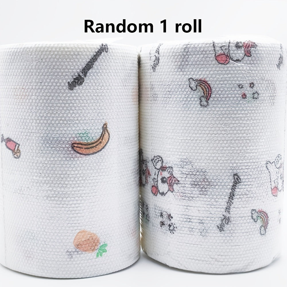 Reusable Kitchen Paper Towels 800 Times Use Non-Stick Oil Degreasing Cleaning Cloth Wet Dry Dual-Use Lazy Rag for Home Kitchen Household