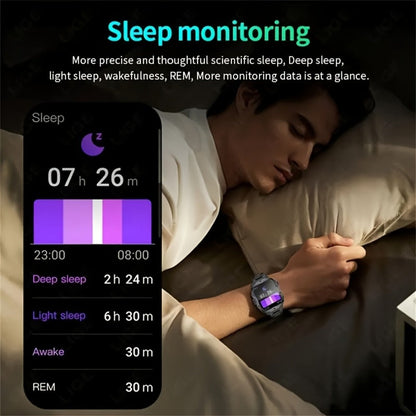 Smartwatch 2-in-1 with Built-In Wireless Earbuds, Calling, Music, Camera and Strap Options