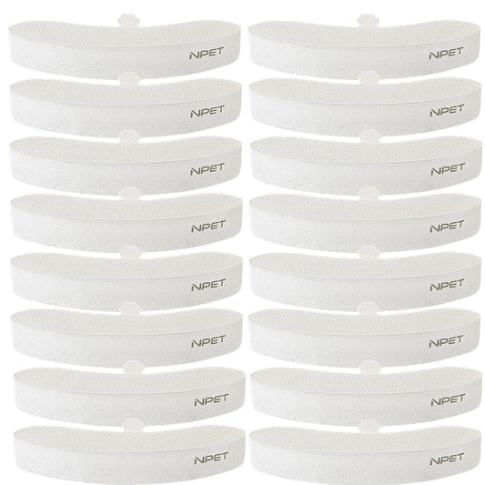 NPET DF10 Pet Water Fountain Replacement Filters – Multi-Pack Activated Carbon Filter Cartridges for Dog & Cat Water Fountain, Removes Odors & Impurities, Replace Every 4–6 Weeks | 4 / 12 / 16 / 20 / 24 Pack