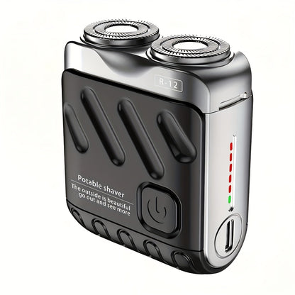 Electric Shaver for Men Magnetic Dual Blade Heads 2-Speed USB Rechargeable Mini Portable Razor Compact Travel Grooming Tool Multiple Colors Waterproof Version Available Orange Black Purple Blue White Grey