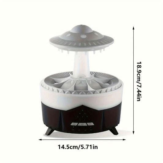 Large Capacity Aroma Diffuser & Humidifier | Intelligent Spray Atomizer with Water Drop Design for Home, Hotel, Restaurant & Office | Cool Mist Air Freshener Scent Diffuser White & Black