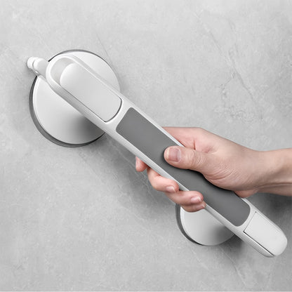 Safety Grab Bar for Seniors - Suction Cup Handrail for Bathroom, Non-Slip Bathtub Rail, Elderly Assist Handle, No Drill Wall Bar for Shower, Toilet, Kitchen Support