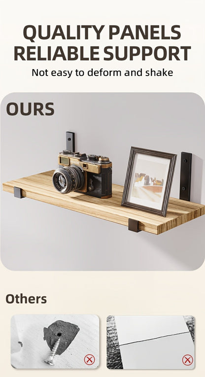 Floating Shelves for Wall 10 Pack 15.8x5.9 Inch Wall Mounted Shelf for Bedroom Kitchen for Home Cooking, Dining and Outdoor Meals