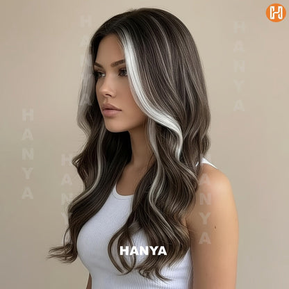 Synthetic Wig Long Heat-Resistant Style, Six Color Choices with 24-Inch Retained Length for Parties