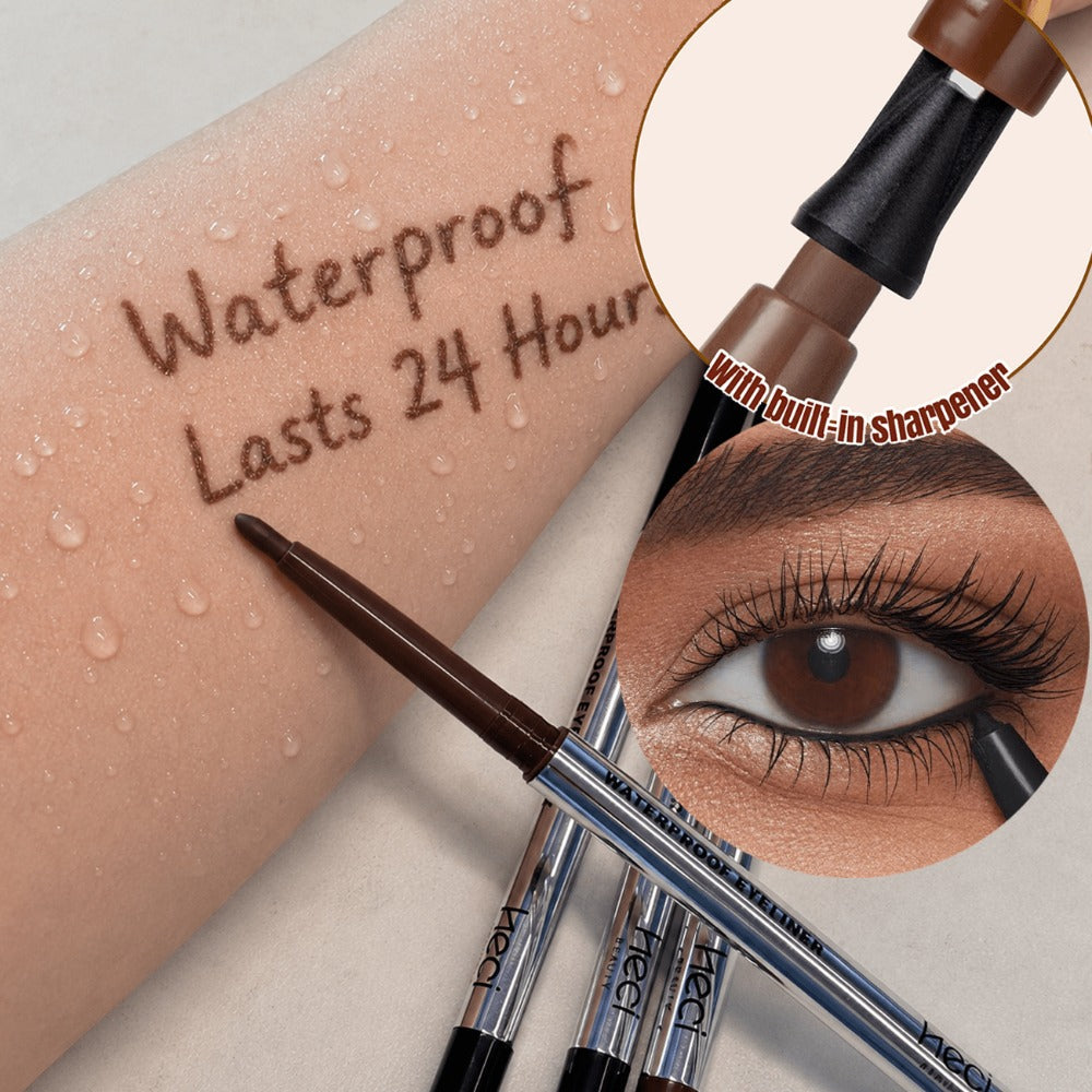 3-Piece Matte Gel Eyeliner Pen Set Waterproof Long-Lasting Smudge-Proof Precision Eye Makeup — Quick-Dry Creamy Formula for Sensitive Mature Skin Beginner Friendly Deep Medium Black