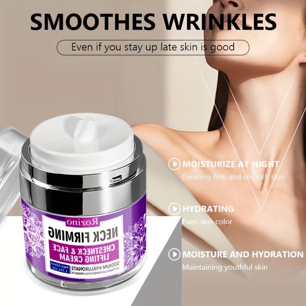Face & Neck Lifting Cream 50ml Instant Tightening & Firming — Anti-Aging Wrinkle Cream for Sagging Skin, Jawline Contouring & Neck Firming | Daily Lifting Moisturizer for Mature Skin Women