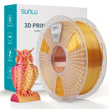 Silk PLA+ Dual Red Golden