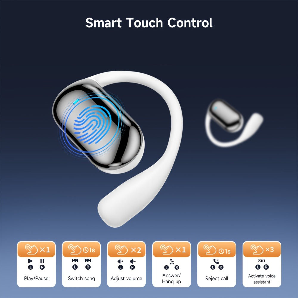 AI Translation Earbuds 144 Languages Real-Time Bluetooth 6.1 TWS Meeting Notes Noise Cancelling Crystal Mic Touch Control Type-C Charging All Smartphones Business Travel
