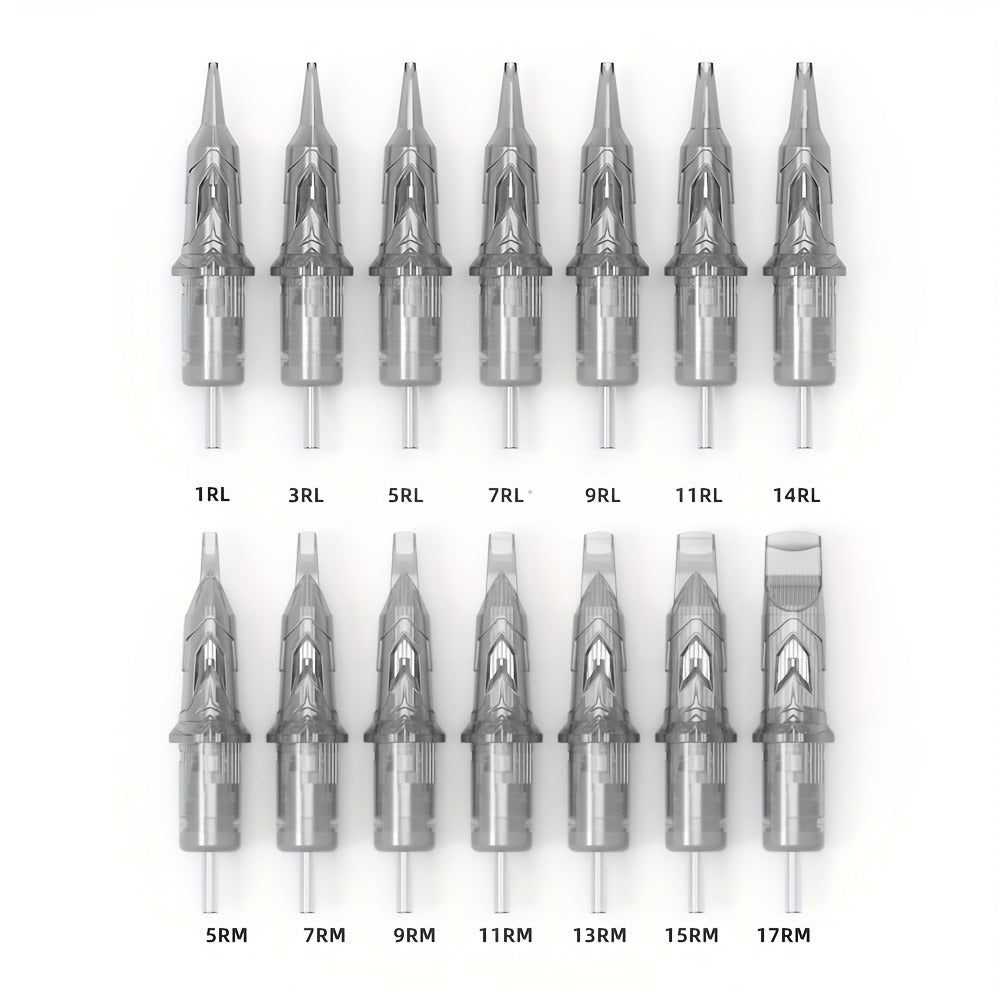 Tattoo Cartridge Needles with XNET X-RAY Label, 20-Piece RL RS or RM Code Combination Packs
