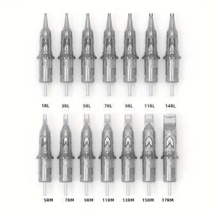 Tattoo Cartridge Needles with XNET X-RAY Label, 20-Piece RL RS or RM Code Combination Packs