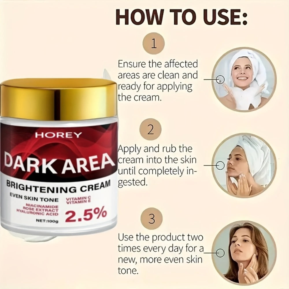 Face Cream Vitamin C 2.5% Formula with Glutathione, Vitamin E and 100g Morning or Evening Format