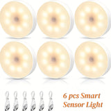6PCS Warm White LED