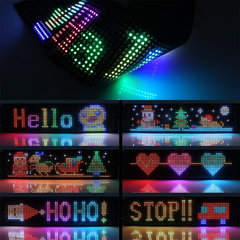 Devil Eye LED Headlight Panels 2 Pack Flexible RGB Matrix App & Remote Control - USB 5V for an Everyday Personal Care Routine
