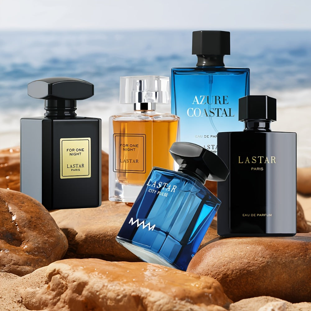 Cologne Eau de Parfum Selection with 5 Bottle Options, 1.86 oz and 1.69 oz Spray Sizes for Men