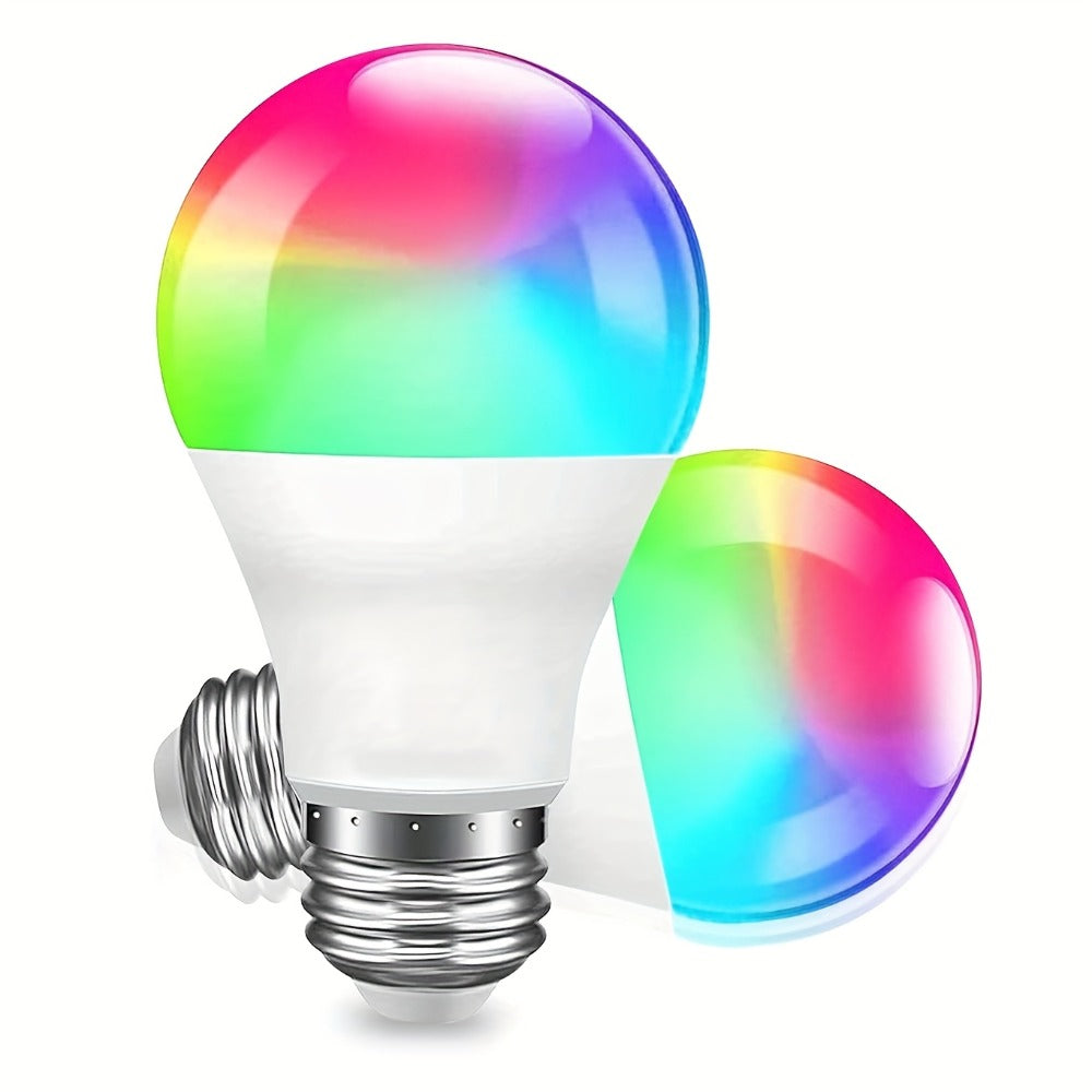 A19 E26 Wi-Fi Smart Light Bulbs with RGB Color and White Modes in Two-, Four- or Six-Bulb Packs