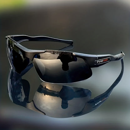 Polarized Sunglasses 3-Pack for Men with Half Frames, UV400 Lenses and Lightweight Driving Fit