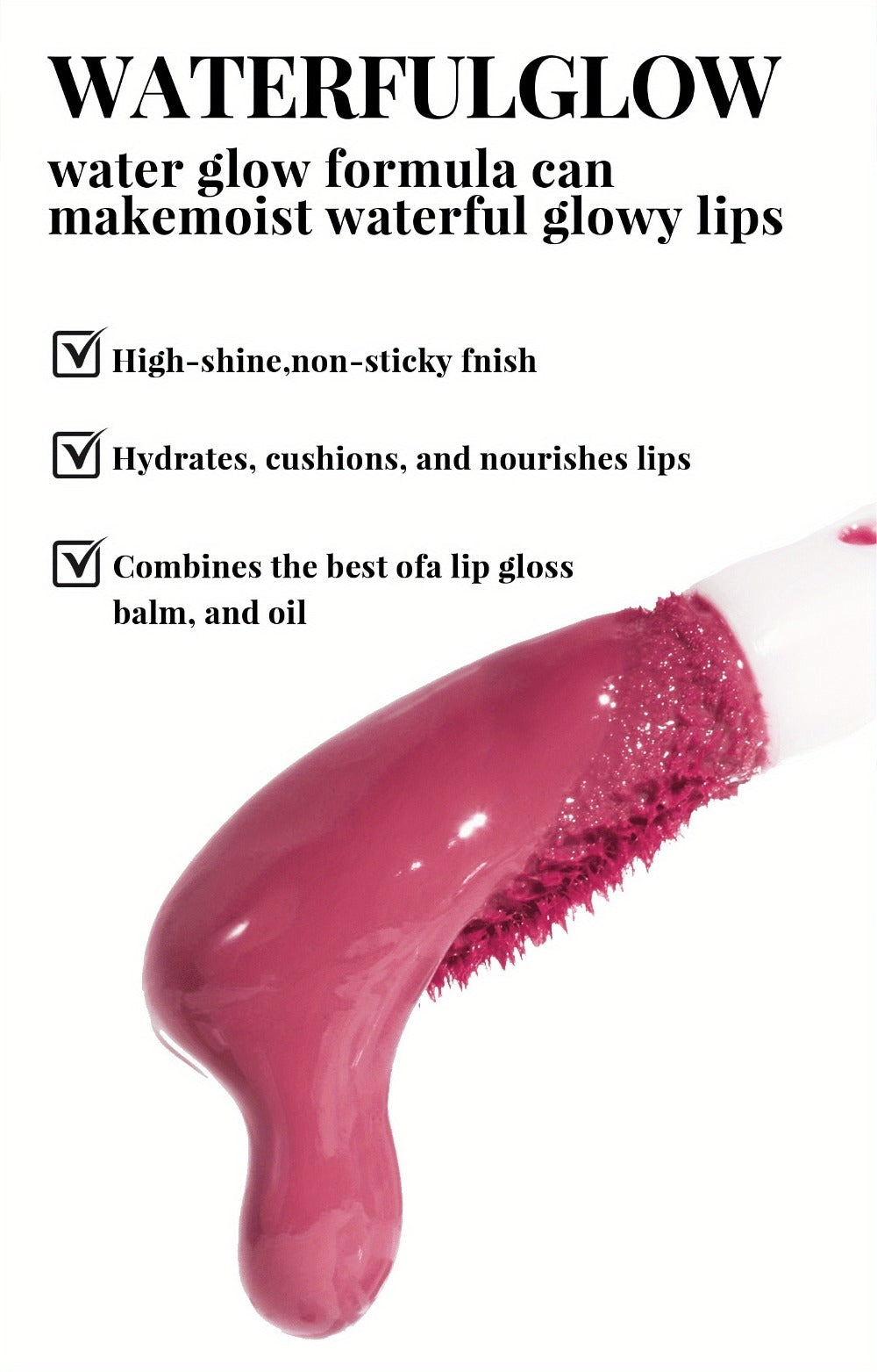 Lip Gloss Set by Leaf Poem with 12 Mixed Lip Colors, Slim Tube Applicators and Presentation Box