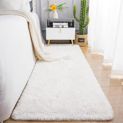 Area Rug Fluffy Tie-Dye Machine-Woven Mat at 1000 g/m² in Eight Colors and Three Indoor Sizes