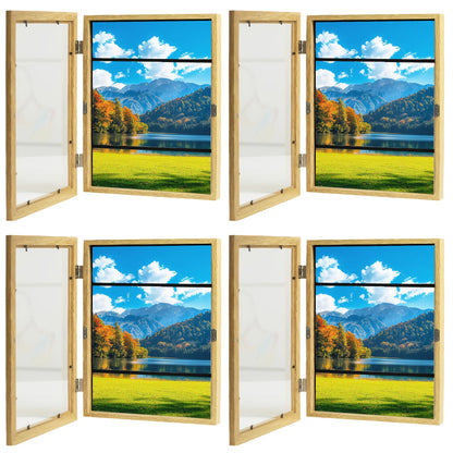 Front-Opening Kids Art Display Frames with Changeable Storage and Six Exact Color-and-Pack Options