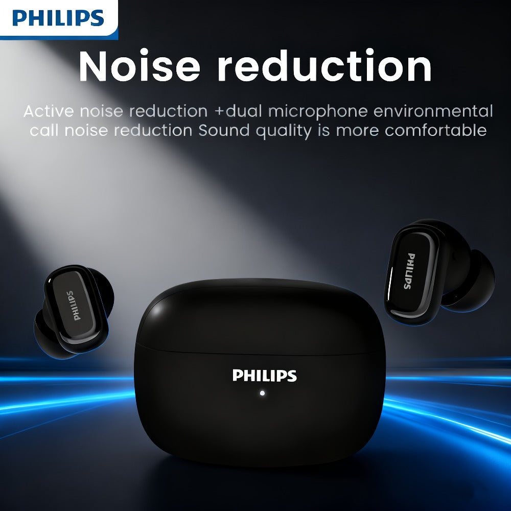 True Wireless Earbuds Philips TAT2569 In-Ear Set with Active Noise Reduction, Touch Controls and Three Color Options