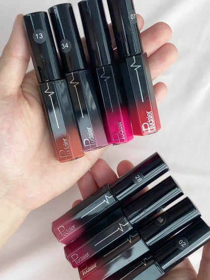 Matte Liquid Lipstick Velvet Finish 24H Waterproof Anti-Smudge – High Pigment Cup-Proof Long-Lasting Lip Glaze 20+ Bold Shades for All Skin Tones Women Pudaier