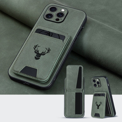 Folio Wallet Phone Case with Card Holder and Kickstand for Selected iPhone 11 through 16 Models