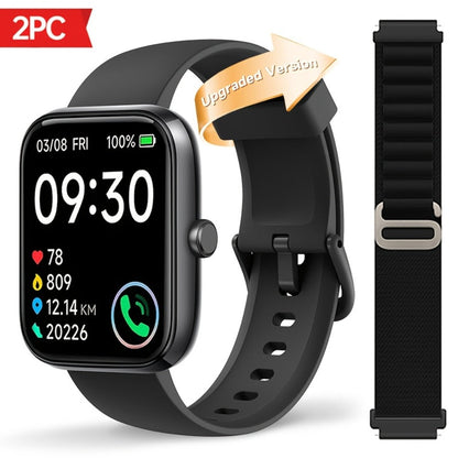 Smartwatch – with Alexa Built-in FAWEIO 1.95" Large Display, Wireless Calling, 100+ Sport Modes, Pedometer Heart Rate Sleep Blood…