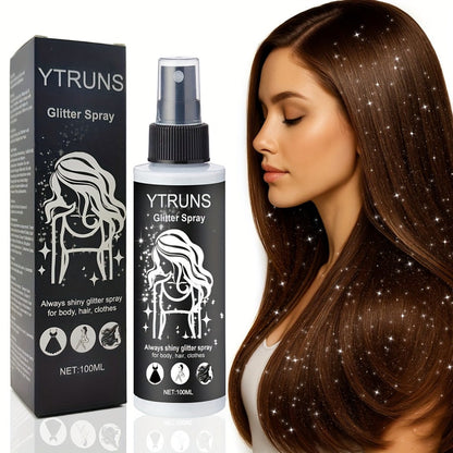 100 ml Star-Shaped Body Shimmer Spray for Hair, Skin and Clothing in Single Checkout Option