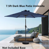 【Dark Blue Patio Umbrella】