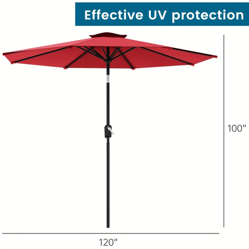 9-Foot Patio Umbrella, Outdoor Market Umbrella for Outdoor Shade and Protection detail image - detail view 4