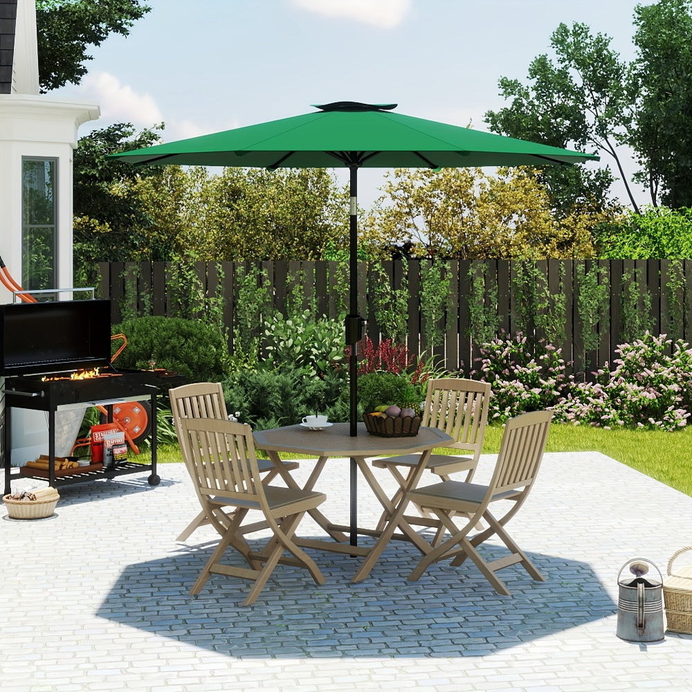 9-Foot Patio Umbrella, Outdoor Market Umbrella for Outdoor Shade and Protection detail image - detail view 6