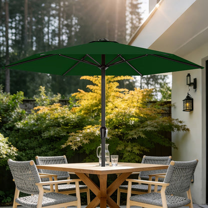 9-Foot Patio Umbrella with Easy Crank, Outdoor Table Umbrella detail image - detail view 15