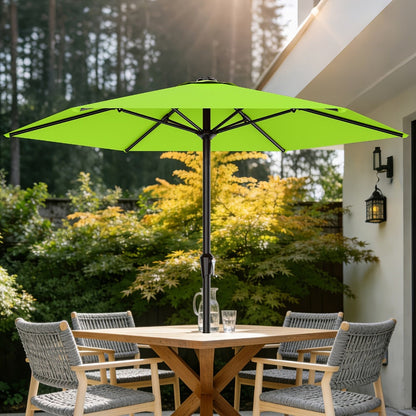 9-Foot Patio Umbrella with Easy Crank, Outdoor Table Umbrella detail image - detail view 17