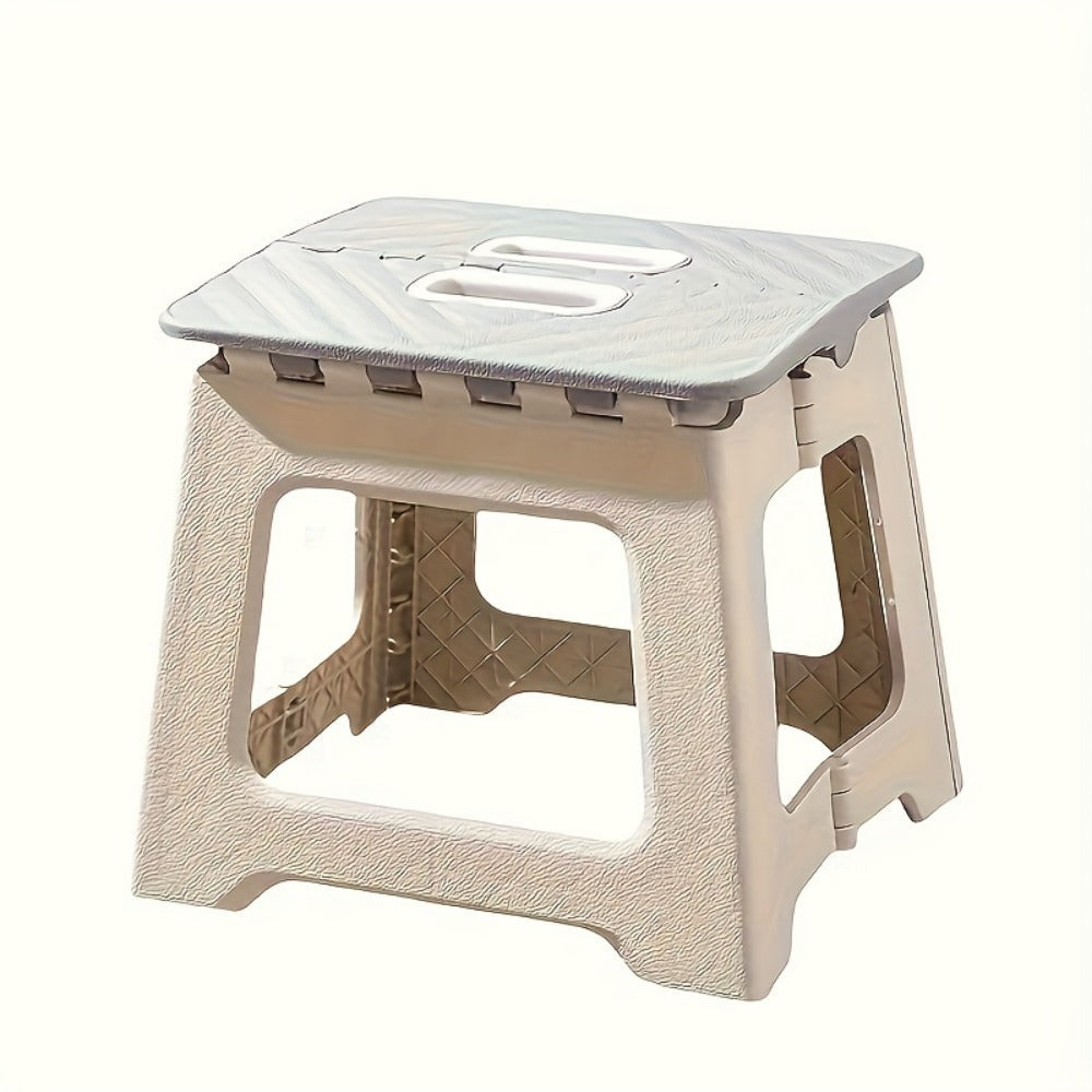 9-Inch Foldable Step Stool with Carry Handle and Non-Slip Base for Bedroom detail image - detail view 3