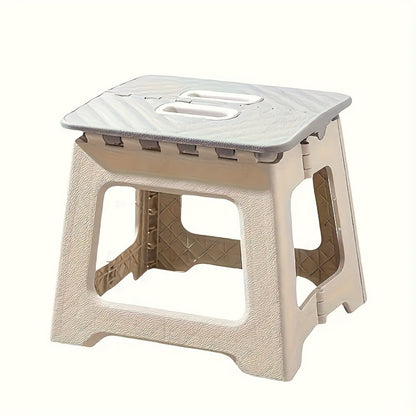9-Inch Foldable Step Stool with Carry Handle and Non-Slip Base for Bedroom detail image - detail view 3