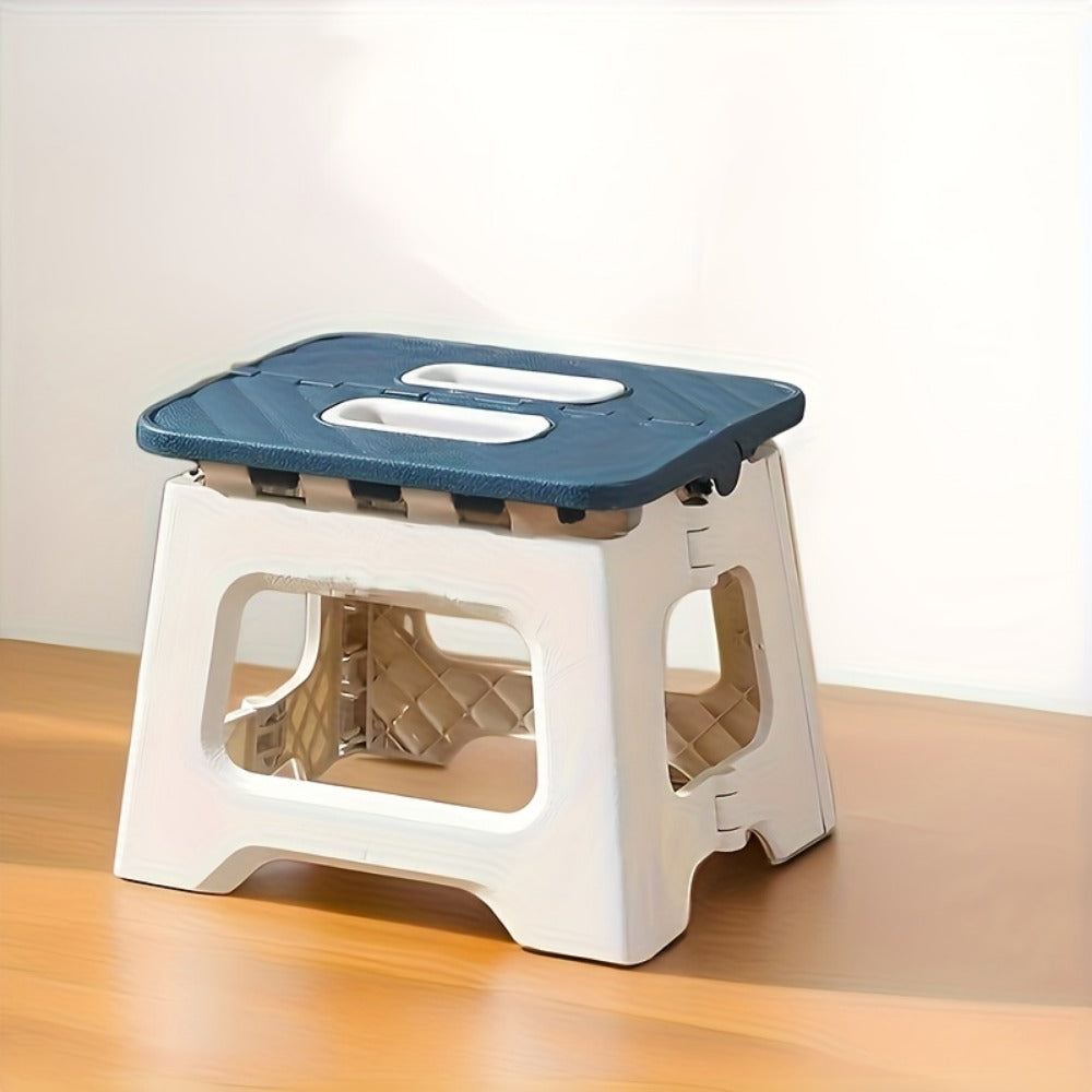 9-Inch Foldable Step Stool with Carry Handle and Non-Slip Base for Bedroom detail image - detail view 5