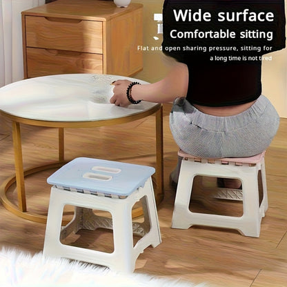 9-Inch Foldable Step Stool with Carry Handle and Non-Slip Base for Bedroom detail image - detail view 8