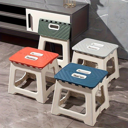 Step Stool, Folding 300 LB Capacity with Handle, 9 Inch Non-Slip Foldable Foot Stool shown in the main product view