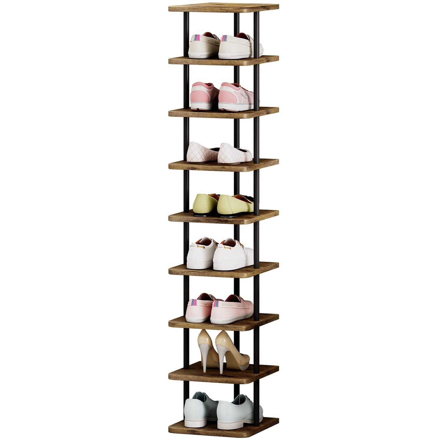Shoe Rack shown in the Black option
