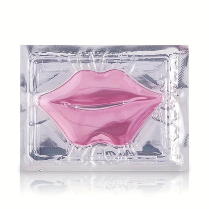 Hydrating Overnight Lip Mask Pink Moisturizing Nourishing Treatment for Dry Chapped Lips Repair – Gentle Peel-Off Lip Patch All Skin Types Women Self-Care Gift 15pcs