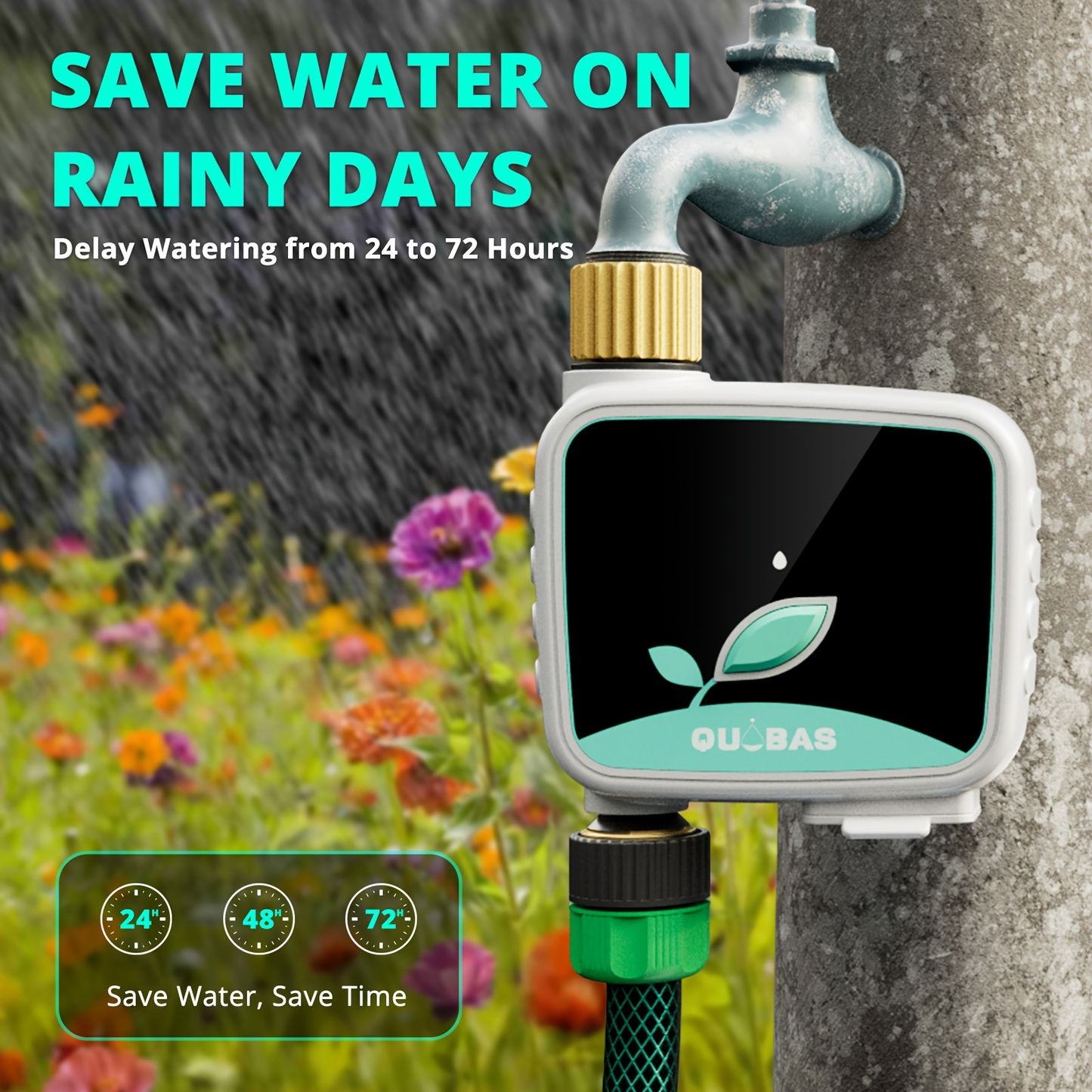 Sprinkler Timer Programmable Water Hose Timer for Garden Lawn Irrigation Rain Delay