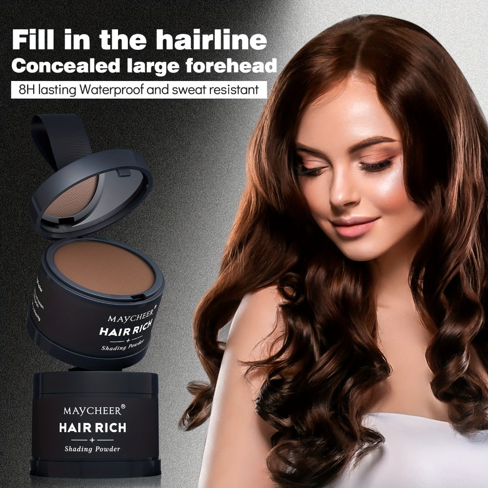 Beard Touch-Up Powder for Men - Instant Gray Coverage Beard Filler for Sparse Patchy Beard Eyebrows Hairline Temples Natural Finish Skin Friendly Long Lasting 5 Colors Available