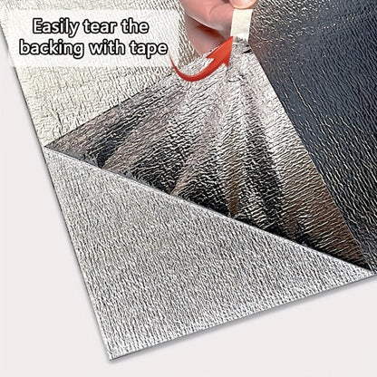 Peel and Stick Marble Wall Tiles - Self-Adhesive Waterproof Backsplash Panels for Kitchen Bathroom Living Room, Easy Install DIY Wall Sticker Decor (23.62"x11.81", 20/40 Pack)