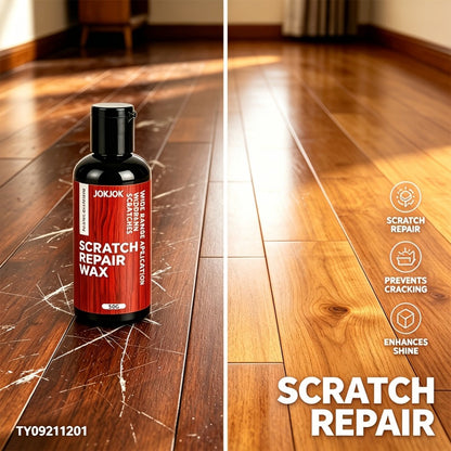 Wood Scratch Repair Wax - Hardwood Floor & Furniture Restorer Polish for Cabinets, Doors, Tables - Fix Scratches, Restore Luster, Prevent Drying & Aging