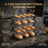 Four-layer foldable cooling rack 1PC