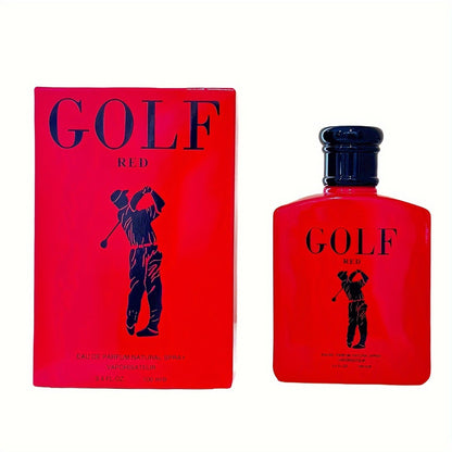 Men's Eau de Parfum Full Size - Red Intense EDP 3.4 fl oz | Bold Fruity Aromatic Cologne Cranberry Grapefruit Lemon Scent for Men