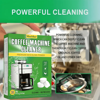 Cleaning Tablets – Lemon Scented Toilet Cleaner Tablets for Stain & Urine Removal, Deodorizing Bowl Cleaner | Coffee Machine Cleaning Tablets for Deep Descaling & Stain Removal